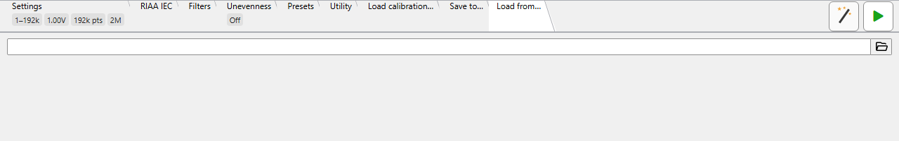 Load from tab
